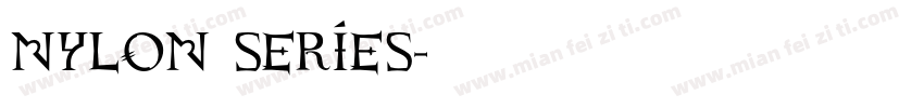 Nylon Series字体转换